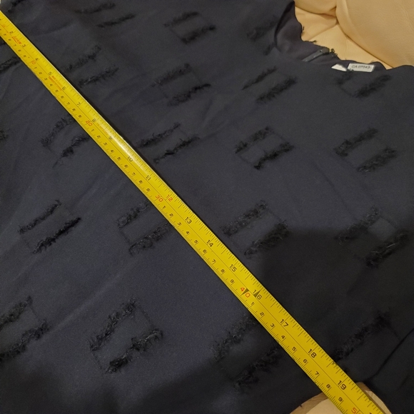 Luxury blouse small 4 Derek lam 10 crosby top tassles 3/4 sleeve crew neck shirt - Picture 15 of 16